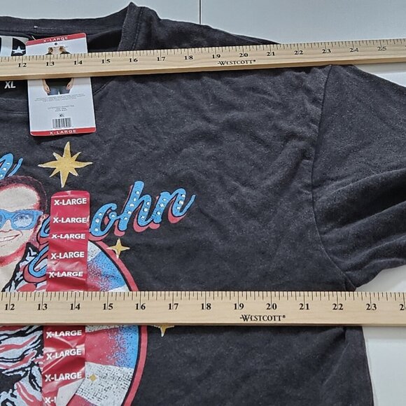 Elton John T Shirt Womens XL Black Rocket Man 2024 HST Global Ltd Official Merch - Picture 5 of 13